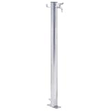 vidaXL Wassersäule für den Garten, Wasserhahn mit 1 Haken, Gartenwassersäule...