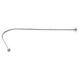 201 Edelstahl Duschvorhangstange, Wandhalterung einstellbare...