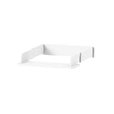 Veres Wickelaufsatz/Wickelblock klappbarer für die Kommode, breit 60cm (Weiß)