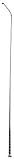 Kerbl Dressurgerte (Farbe silber, Länge 110 cm, mit Anti-Slip Griff, aus...