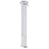 vidaXL Wassersäule für den Garten, Wasserhahn mit 1 Haken, Gartenwassersäule...