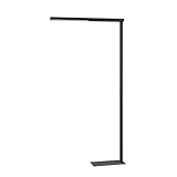 Arcchio LED Büro Stehlampe silber, Bürolampe Uplight und Downlight...