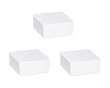 WENKO Nachfüller Raumentfeuchter Mod. Cube, 3er Set 500 g Granulat-Block,...