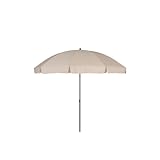 greemotion Sonnenschirm 3m mit UV-Schutz - Balkonschirm in Beige-Grau -...