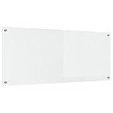 vidaXL Küchenrückwand Transparent 120x50x0,6 cm Hartglas