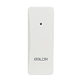 BALDR Wetterstation Funk mit Außensensor, Digital Farbdisplay DCF-Funkuhr Innen...