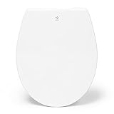 Blauer Hahn® WC Sitz Isar oval | Toilettendeckel mit Absenkautomatik und...