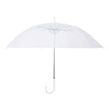 Durchsichtiger Regenschirm Transparent, Automatisch öffnender Groß...