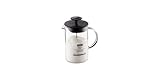 Bodum 1446-01 Milchschäumer mit Glasgriff Latteo, schwarz, H 18cm, B 15,6cm, L...