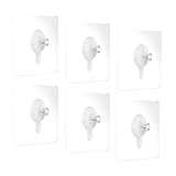 QianFenShi 6Pcs Klebehaken Bilderrahmen,klebenägel,Bilder Aufhängen Ohne...
