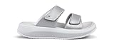 JOYA Vienna II silver, geschmackvoll glänzende Schlüpf-Sandale für Damen, aus...