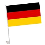 Duroecsain Kleine Deutschland-Flagge, Auto-Flaggen | Autofahne Deutschland 1 x...