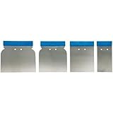 4 tlg Japan-Spachtel Flächenspachtel Metallspachtel Set