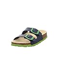 Superfit Jungen Fussbettpantoffel Pantoffeln, Blau Grün 8210, 26 EU
