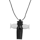 DIYEAH Samba-Pfeife, dreifarbig, ABS, Lehrmethode, Perkussionsinstrument im...