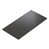 AUPROTEC Tischplatte 19mm Anthrazit 100x40 cm I Spanplatte mit 2mm ABS Kante &...