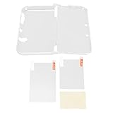 Neue 3DS LL-Hülle, PC-transparente, Hochfeste Schutzhülle, Kratzfeste...