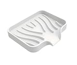 Seifenschale Silikon mit Ablauf, Seifenablage biegsam Seifenhalter rutschfest...