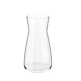 DARENYI Vase Glas Blumenvase 20cm Vasen Deko Neon Klar Glasvase für Wohnzimmer,...