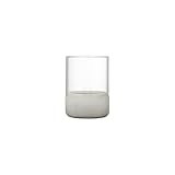blomus Windlicht CALMA | Kerzenhalter aus hochwertigem Beton und Glas | Farbe...