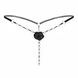 Sexy Donna Perle Perizoma Verführerische Rosa Mutande G String Donna Heiße...