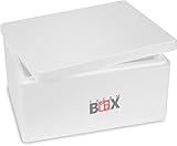 Therm-Box Styroporbox 12W Innen: 34x23x15cm Wand: 3cm Volumen: 12,24L Isolierbox...
