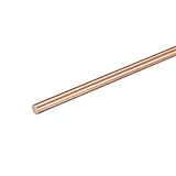 sourcing map 4 mm Durchmesser 300 mm Länge Massivkupfer Rundstab Drehbank...