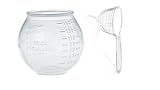 Dosierwaschkugel 150 ml + Messlöffel für Waschmittel 25ml - Blue Button...