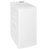 Exquisit Waschmaschine 7,5kg, Toplader, Waschmaschine schmal, Energieklasse A,...