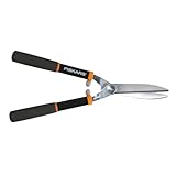 Fiskars Power-Heckenschere – 20,3 cm Edelstahl-Klingen – Pflanzenschere mit...