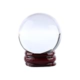 Outbit Klare Kristallkugel 40mm natürlicher Quarz klarer magischer Kristall...