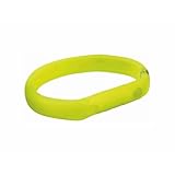 TRIXIE Leuchthalsband für Hunde M-L grün – Leuchtendes Hundehalsband, ideal...