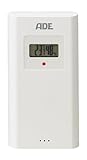 ADE Außensensor WS1002 für Wetterstation Ersatz | 3 Kanäle | mit Display |...