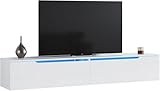 SONNI TV-Schrank, Fernsehtisch, TV-Regal, Lowboard Hochglanz, Hängend mit...