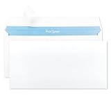 Netuno 100 weiße Briefumschläge DIN Lang 110 x 220 mm 90g Umschläge Weiß...