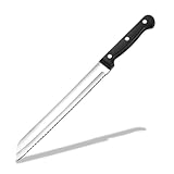 Parence.- Brotmesser aus Edelstahl/Küchenmesser mit Wellenschliff und...