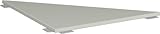 Gera Möbel S-617508-LG Verkettungsplatte Dreieck 90 Grad Lissabon, 80 x 80 x 25...