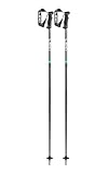LEKI QNTM Skistöcke, Black-Anthracite-Neongreen, 120CM