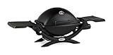 Weber Q1200 Gasgrill, 43 x 32cm Grillfäche, portabler BBQ Grill, 1 Brenner,...