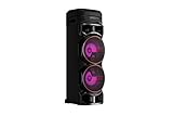 LG XBOOM RNC9, 2-Wege-Soundsystem mit 4 Lautsprechern (Dolby Audio, Karaoke- &...
