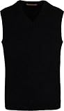 normani Herren Merino Winter Premium Strick-Pullunder Strickweste - Ärmellose...