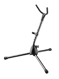K&M 14300 Saxophonständer Schwarz - 48,5 cm Höhe - Glasfaserverstärkter...
