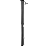 VEVOR Solarbeheizte Duschen 35 L 217 cm Schwarze Gartenduschen, mit...