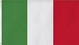 MC-Trend Italien Italy Fahne Flagge 90x150cm mit 2 Metallösen - Ideal für den...