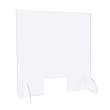 Spuckschutz (65 x 90 cm) als Schutzwand und Schutzscheibe aus PLEXIGLAS® mit...