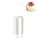 Wlztea Tortenrandfolie, 10cmx10m Acetat Kuchenstreifen, Frost Form, Transparent...