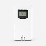 Außensensor der 3378QX Wetterstation, Anzeige von Außentemperatur und...