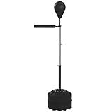 SPORTNOW Boxsack, 1,6-2,05 m Höhenverstellbarer Boxständer, Standboxtrainer...