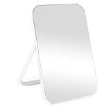 Tetnsk Kosmetikspiegel, 21 X 14,7CM Tragbarer Make up Spiegel mit 180°...