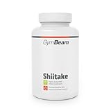 GymBeam Shiitake (Kapseln) - Shiitake Extrakt, 1000 mg pro Tagesdosis, enthält Polysaccharide, ideal für Immunität & Gesundheit, Lentinula Edodes, unterstützt Cholesterinspiegel, 90 caps